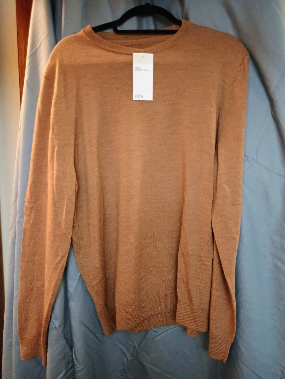 NWT Nordstrom Rack 100% Merino Wool Crewneck Sweater - Men's L